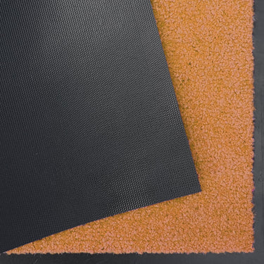 Wash & Clean Ensfarvet Dørmåtte - 101469 Orange