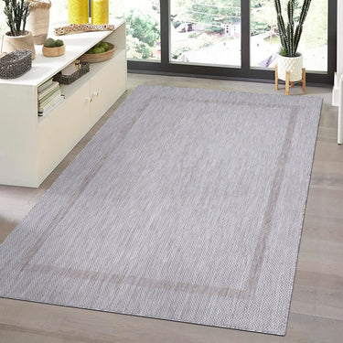 Relax fladvævet tæppe - 4311 Silver