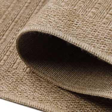 Dhaka fladvævet tæppe - 8712 Beige