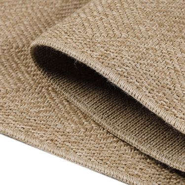 Dhaka fladvævet tæppe - 8713 Beige