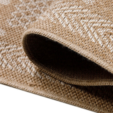 Dhaka fladvævet tæppe - 8714 Beige