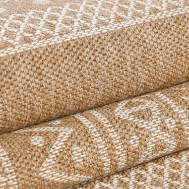 Dhaka fladvævet tæppe - 8714 Beige