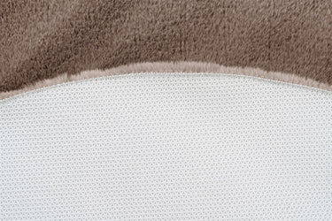 Rabbit Bademåtte - 225 Mørk Beige (Rundt)