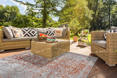 Sunny  Inde/Udendørs Tæppe - 310 Beige/Rust
