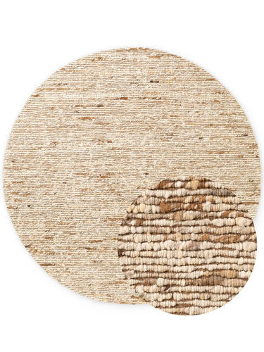 Bexley Uldtæppe - 106434 Multi/Creme (Rundt)