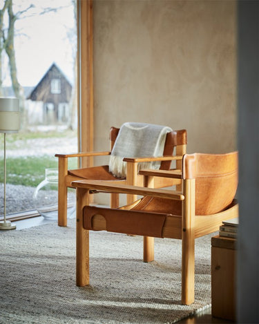 Merino Uldtæppe - Natural Beige