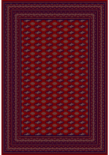 Dubai Deluxe Wilton Tæppe - 56276 10-Rød