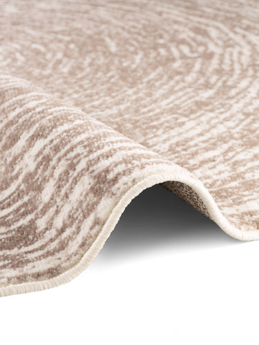 Gloria Tæppe - 106258 Beige (Rundt)