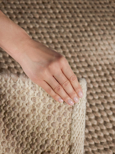 Elle Decoration - Lyon Uldtæppe - 106315 Beige