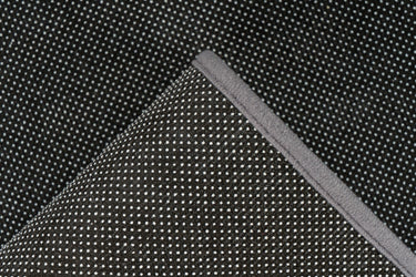 Sally Tæppe - 125 Sort/Creme