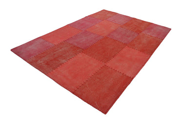 Lyrical Patchwork Tæppe - 110 Multi/Rød