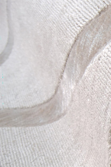 Luxury Viscose Tæppe  - 210 Elfenben/Taupe
