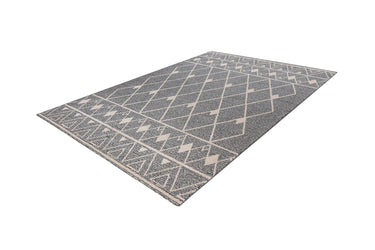 Rhombus Tæppe - 325 Grå/Beige