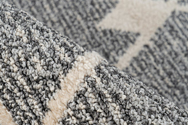 Rhombus Tæppe - 325 Grå/Beige