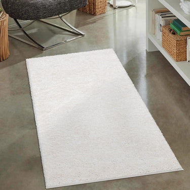 City Shaggy Rya Tæppe - 500 Creme