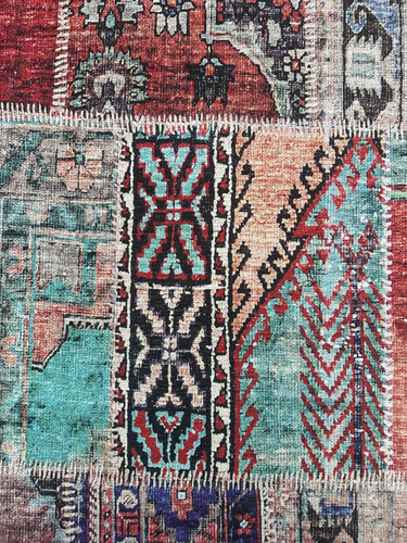 Cadiz Kelim Look - Patchwork Multi