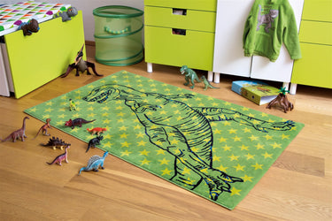 Sun - Dino Børnetæppe - 4183 Grøn