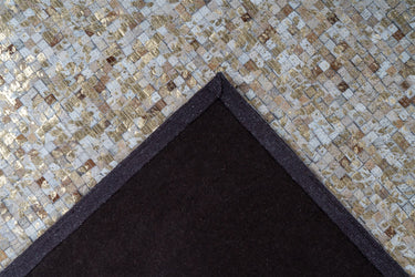 Finish  Skind/Læder Tæppe - 125 Beige