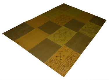 Lyrical Patchwork Tæppe - 210 Multi/Gul