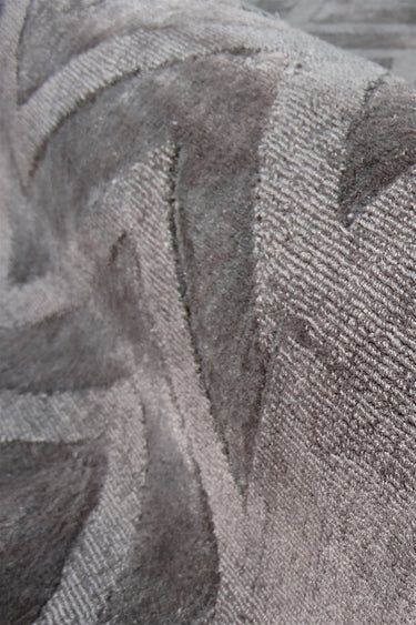 Luxury Viscose Tæppe  - 410 Grå/Antracit