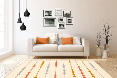 Spirit Tæppe - 3083 Beige/Orange