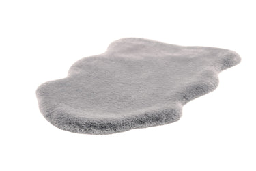 Rabbit Light Sheepskin Tæppe - 825 Sølv