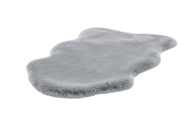 Rabbit Sheepskin Tæppe - 225 Grå/Blå