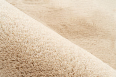 Heaven Dråbeformet Plys tæppe - 900 Beige