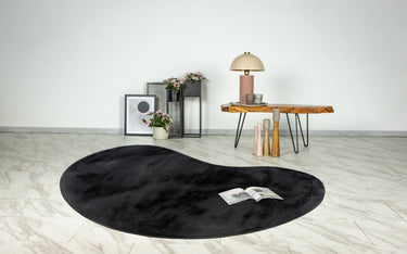 Heaven Dråbeformet Plys tæppe - 900 Graphite