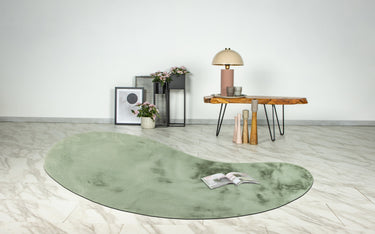 Heaven Dråbeformet Plys tæppe - 900 Jade