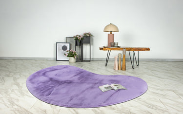 Heaven Dråbeformet Plys tæppe - 900 Lavender