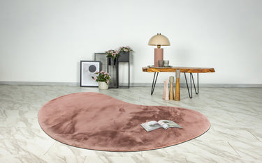 Heaven Dråbeformet Plys tæppe - 900 Powder Pink