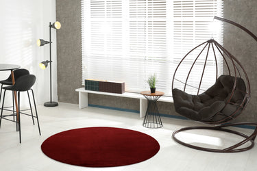 Lalee Heaven  rundt rya tæppe - 800 Red