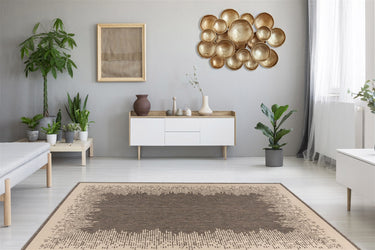 Splash Tæppe - 925 Brun/Creme