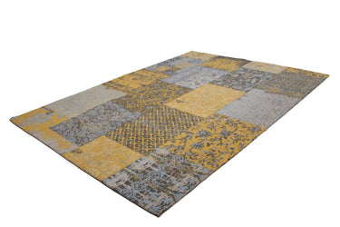 Symphony Patchwork Tæppe - 160 Guld