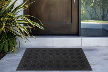 Elegant Entry Gummi Dørmåtte - 325 Sort