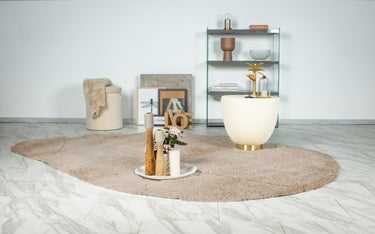 Milano Dråbeformet Tæppe - 801 Beige