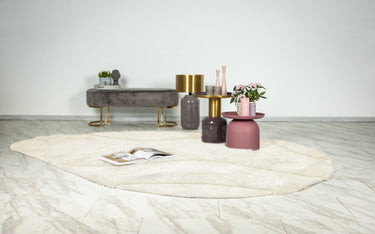 Milano Dråbeformet Tæppe - 802 Ivory