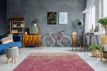 Antigua Tæppe - 225 Orange/Rød