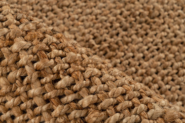 Nature Rundt Jute Tæppe - 502 Natur