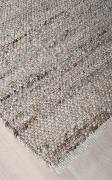 Nuuk Uld Tæppe - Natural Beige Mix