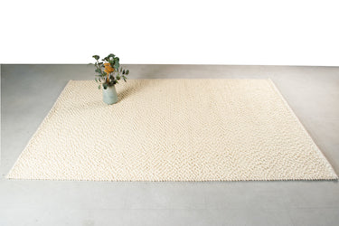 Pebble Kugle Tæppe - Ivory