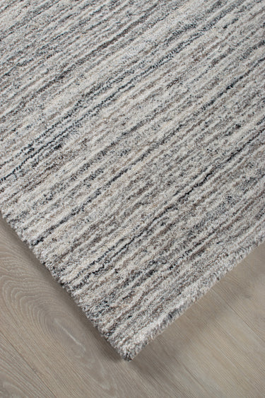 Pori uld tæppe - Ivory Grey Mix