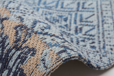 Symphony Patchwork Tæppe - 160 Blå