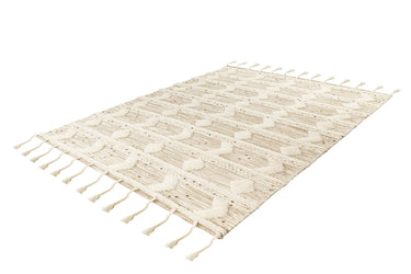 Bohist Uldtæppe - 425 Creme/Khaki
