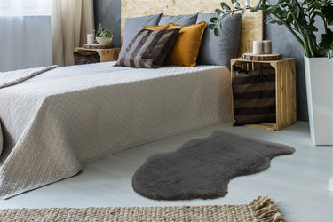 Cosy Sheepskin Tæppe - 525 Grå