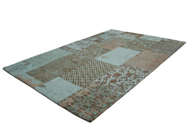 Symphony Patchwork Tæppe - 160 Turkis