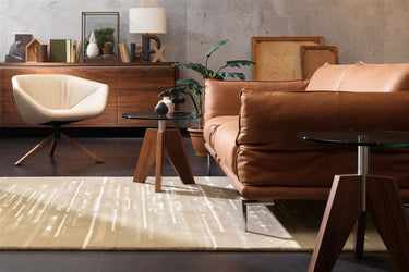 Satin Uldtæppe - 8059 Beige
