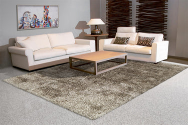 Grace Shaggy Tæppe - 120 Brun