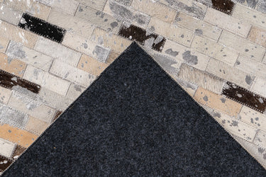 Lavin  Skind Tæppe - 525 Sort/Multi